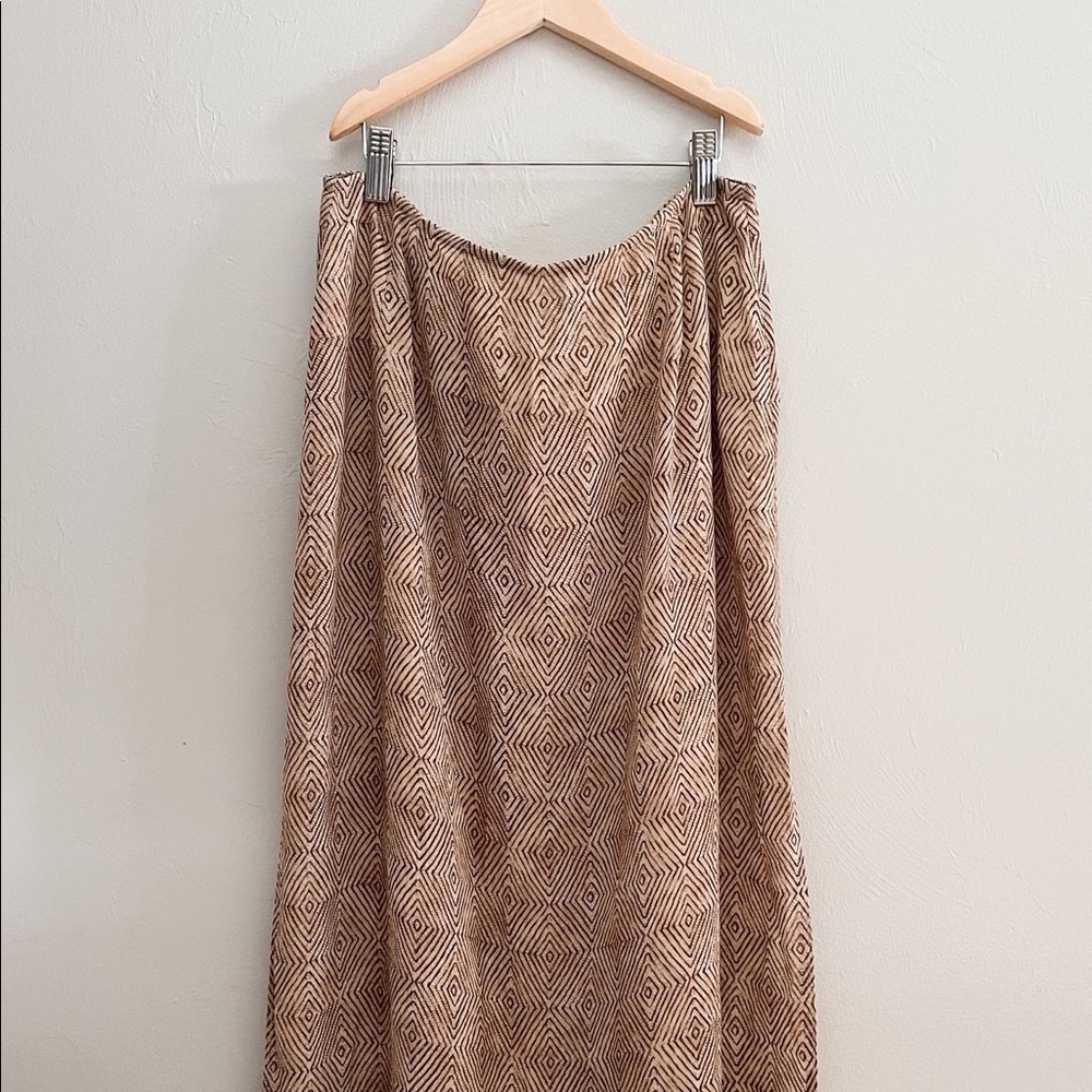 vintage tribal maxi skirt